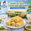 Bánh Da Trứng Vị Matcha Cuộn Kem