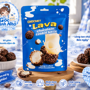 Bánh Quy Tròn Nhân Socola Lava