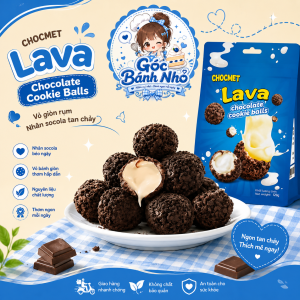 Bánh Quy Tròn Nhân Socola Lava
