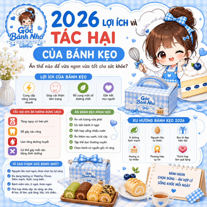 2026 Lợi Ích Và Tác Hại Của Bánh Kẹo