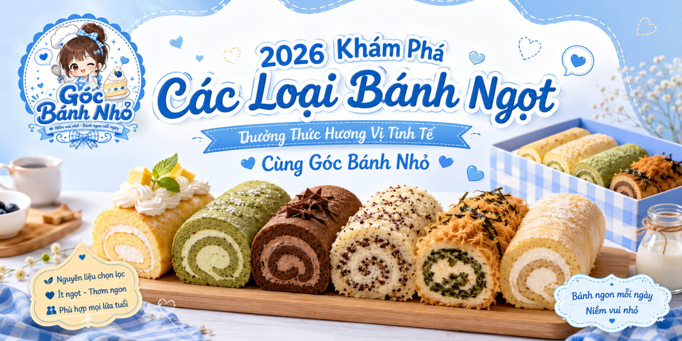 2026 Khám Phá Các Loại Bánh Ngọt
