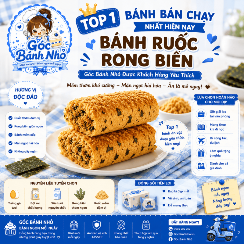Top 1 bánh bán chạy nhất hiện nay