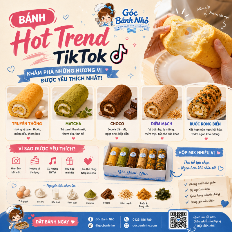 Bánh Hot Trend TikTok