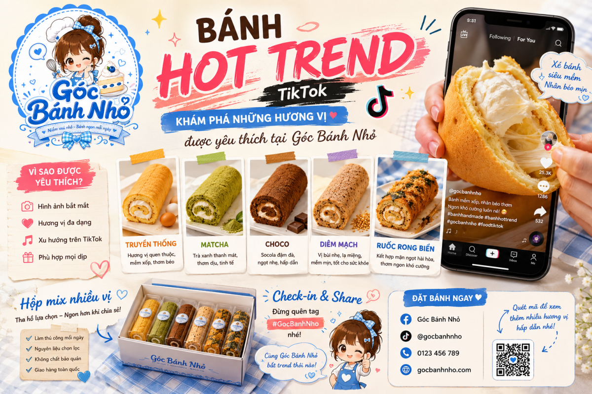 Bánh Hot Trend TikTok 