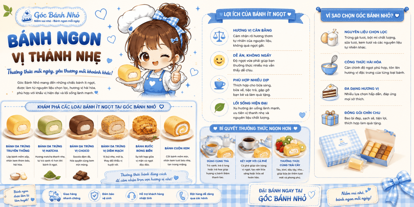 Bánh Ít Ngọt Có Tốt Không?