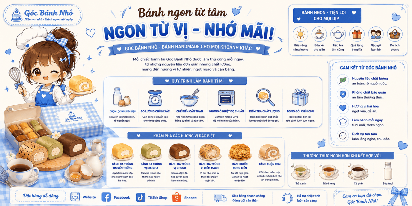 Vì Sao Bánh Handmade Được Yêu Thích?