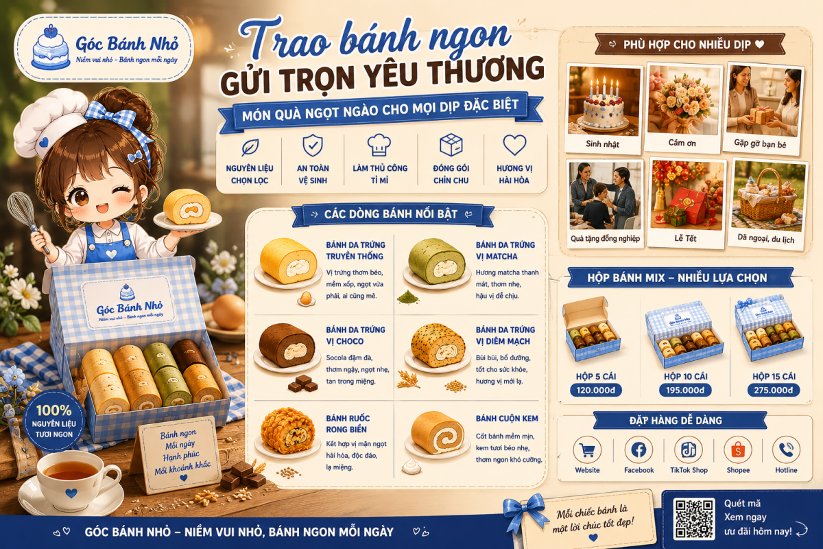 Bánh Nào Phù Hợp Làm Quà?