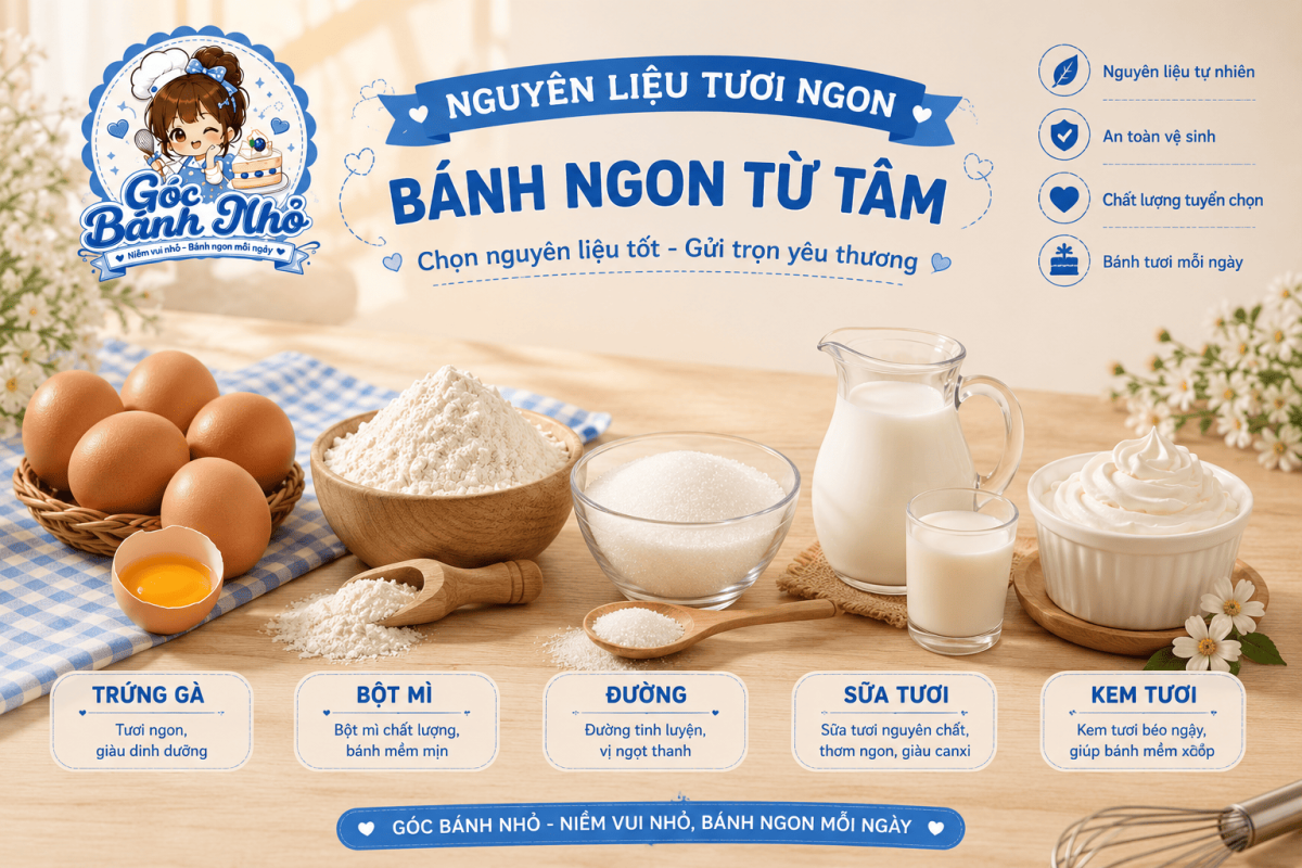 Bánh Handmade Nguyên Liệu Tự Nhiên