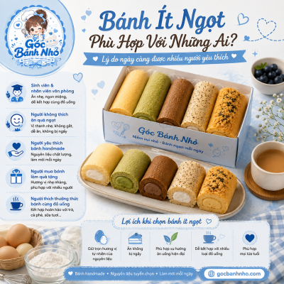 Bánh Ít Ngọt Phù Hợp Với Những Ai?