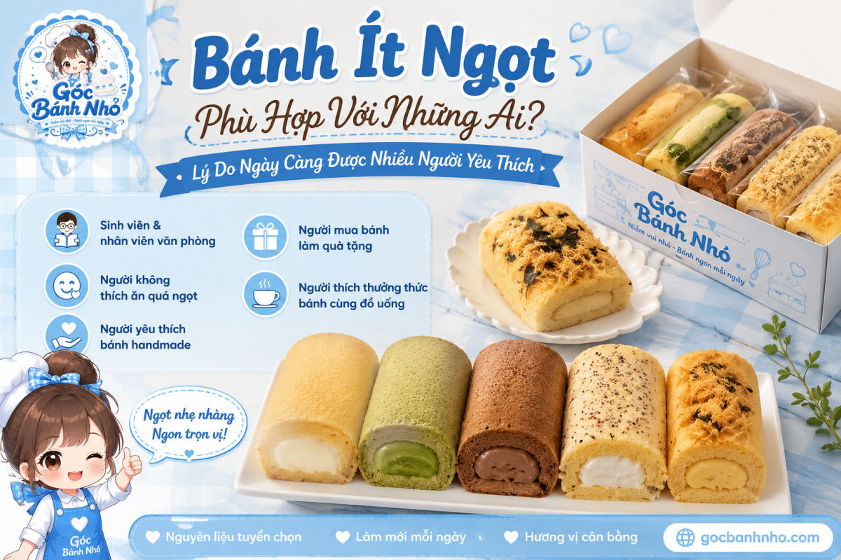 Bánh Ít Ngọt Phù Hợp Với Những Ai?