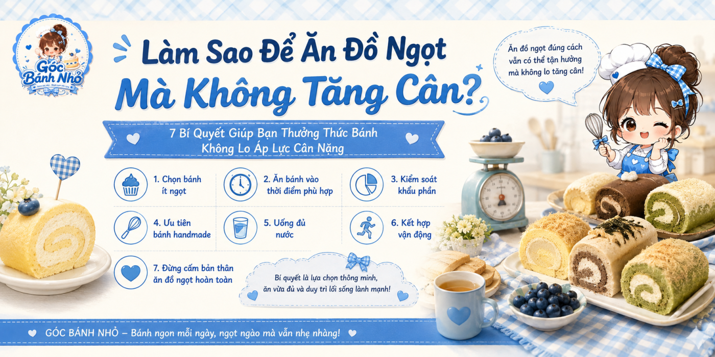 Làm Sao Để Ăn Đồ Ngọt Mà Không Tăng Cân?