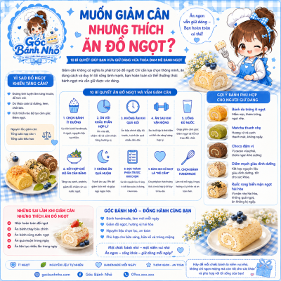 Muốn Giảm Cân Nhưng Thích Ăn Đồ Ngọt?