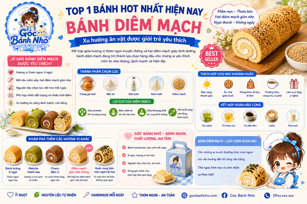 Top 1 Bánh Hot Nhất Hiện Nay