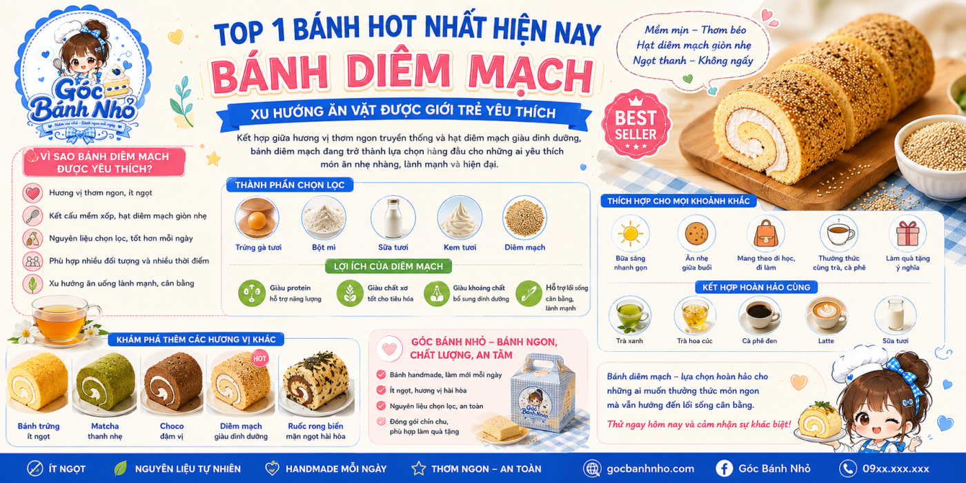 Top 1 Bánh Hot Nhất Hiện Nay